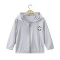 Unisex nan leichte Kapuzenjacke mit durchgehendem Reißverschluss und niedlichem Panda-Print  R&B