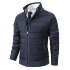 Herren sportive Kapuzenjacke mit strukturiertem Material und eleganten Details R&B