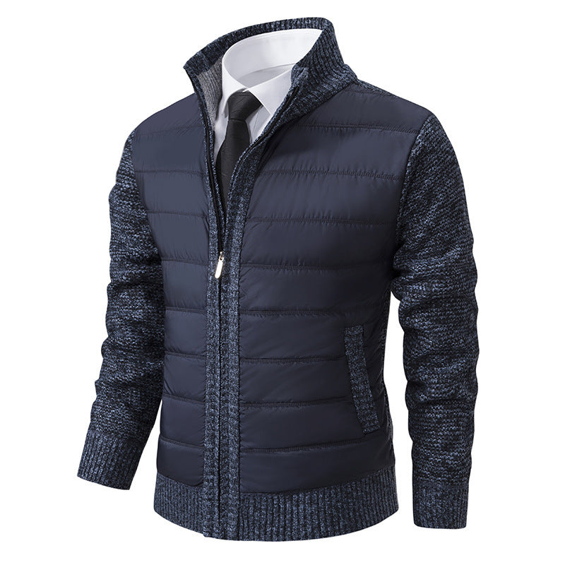 Herren sportive Kapuzenjacke mit strukturiertem Material und eleganten Details R&B
