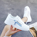 Damen Freizeitsneaker mit modischem Schriftzug und dämpfender Laufsohle R&B