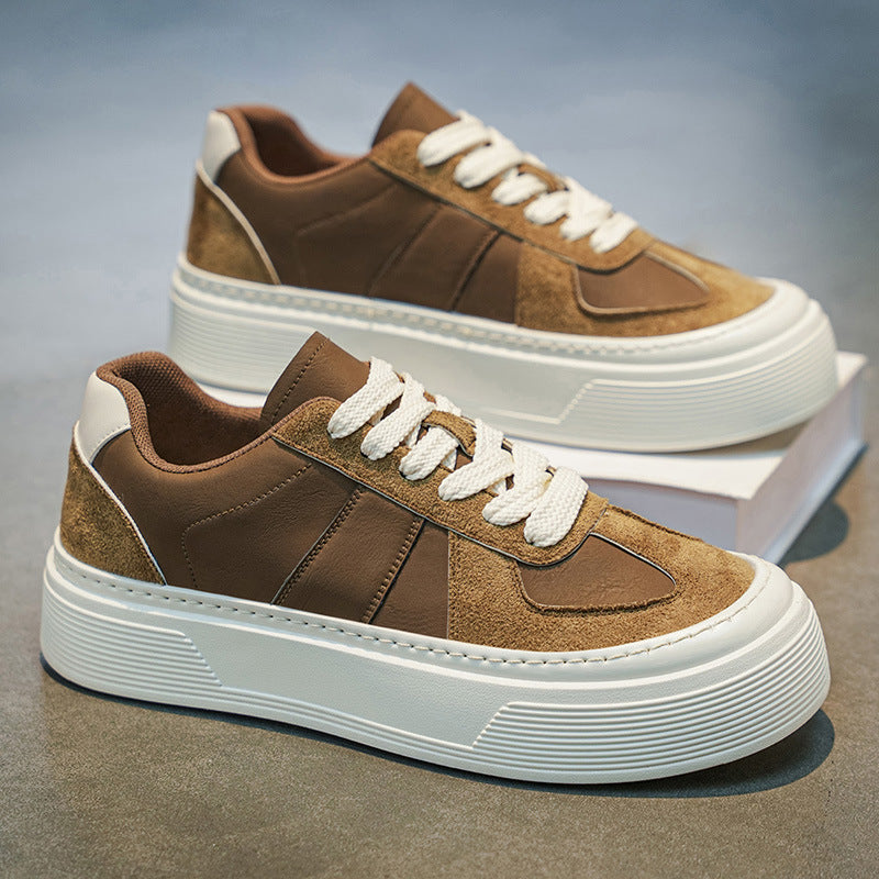Damen Chunky Sneakers aus hochwertigem Leder mit innovativer Dämpfungstechnologie R&B