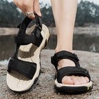 Herren Sportliche Outdoor-Sandalen mit verstellbarem Riemensystem R&B