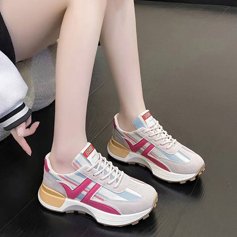 Damen Sportliche Freizeitsneaker mit atmungsactivem Obermaterial und rutschfester Laufsohle R&B