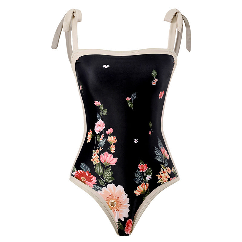 Damen Eleganter Schwimmanzug mit floralem Design R&B