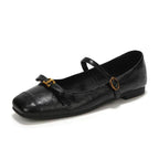 Damen Ballerinas mit elegantem Riemchen und modischem Schleifendetail R&B