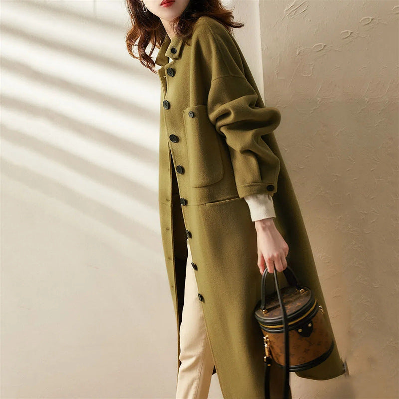 Langer Trenchcoat