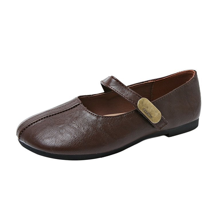 Damen Ballerinas mit verstellbarem Riemen und elegantem Design R&B