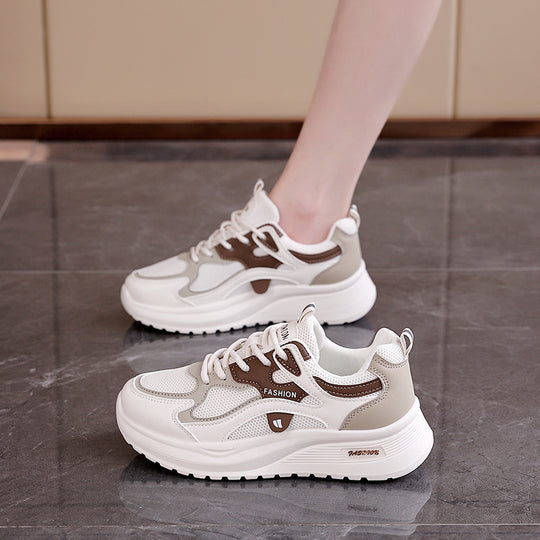 Damen Komfortable Freizeitsneaker mit atmungsaktiver Netzstruktur und rutschfester Sohle R&B