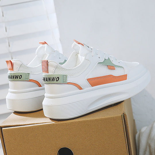 Damen Sportliche Sneakers mit atmungsaktiver Netzstruktur und flexiblem Sohlenprofil R&B