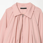 Damen modische Blousonjacke mit voluminösen Ärmeln und Reißverschluss R&B