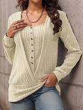 Damen Oversized Strickpullover mit modernem V-Ausschnitt R&B