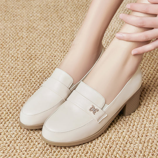 Damen Elegante und komfortable Mokassins mit modischem Schmuckdetail R&B