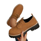 Damen Komfortable Schnürschuhe mit robustem Profil