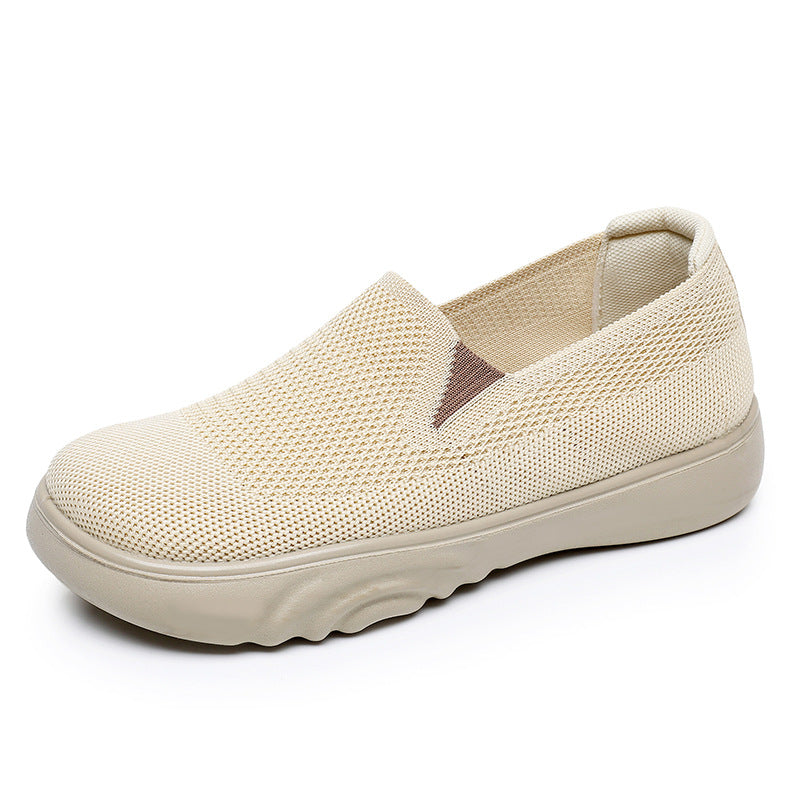 Damen Bequeme und atmungsaktive Slip-On Freizeitschuhe mit flexiblem Obermaterial R&B