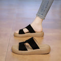Damen Trendige Riemensandalen mit Komfort-Fußbett R&B