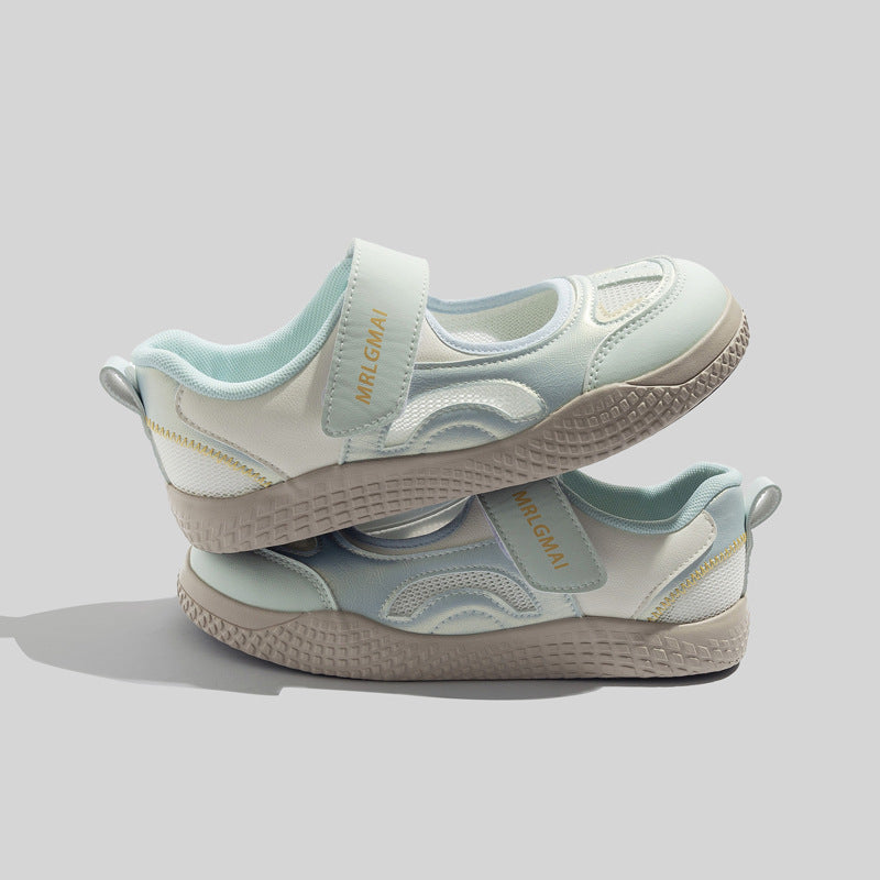 Damen Freizeitschuhe mit praktischem Klettverschluss und atmungsaktiver Mesh-Oberfläche R&B