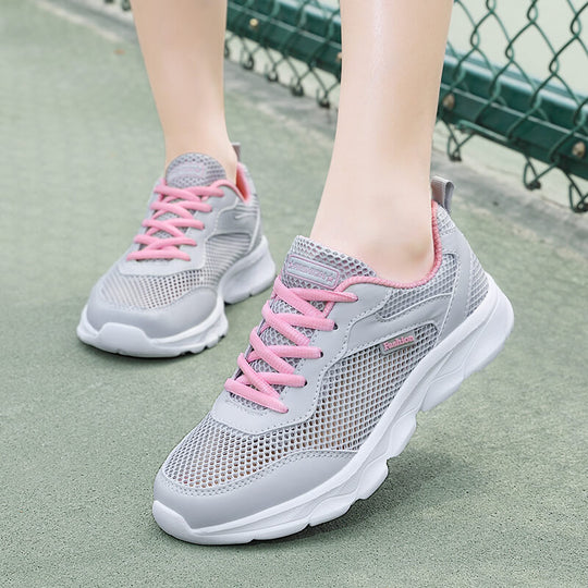 Damen Atmungsaktive Sneakers mit flexiblem Mesh-Obermaterial und Dämpfung R&B