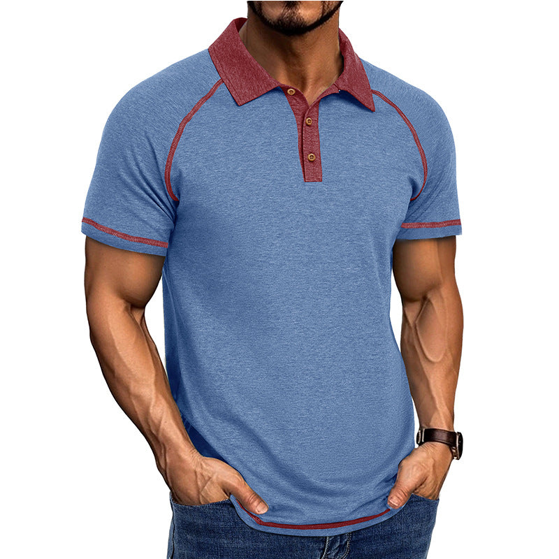 R&B | Kurzärmeliges Herren-T-Shirt mit Revers