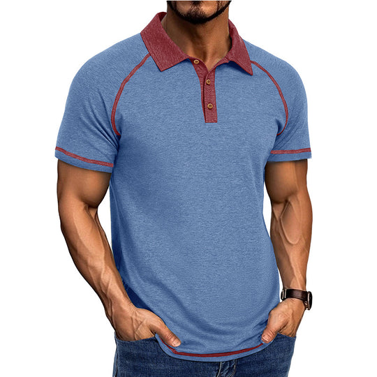 R&B | Kurzärmeliges Herren-T-Shirt mit Revers