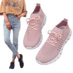 Damen Sportliche Sneaker mit atmungsaktiver Netzstruktur und rutschfester Sohle R&B