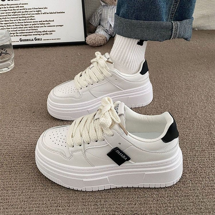 Damen Plattform-Sneaker mit dämpfender Laufsohle und eleganter Schnürung R&B