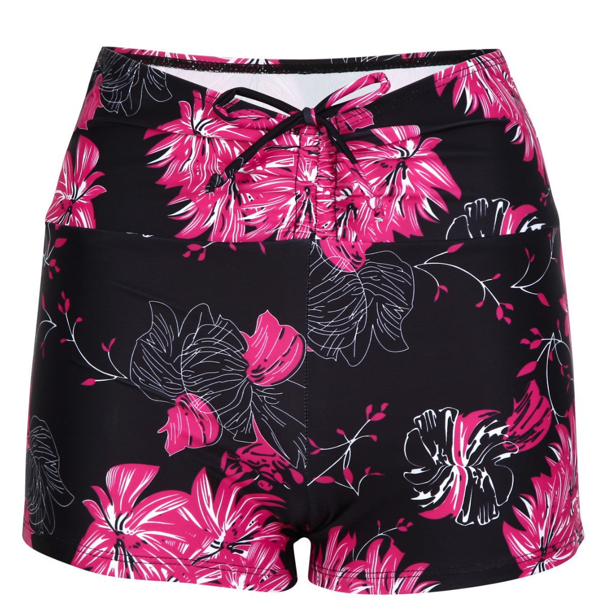 Damen Bikini-Höschen mit hohem Bund und raffinierten Rüschendetails R&B