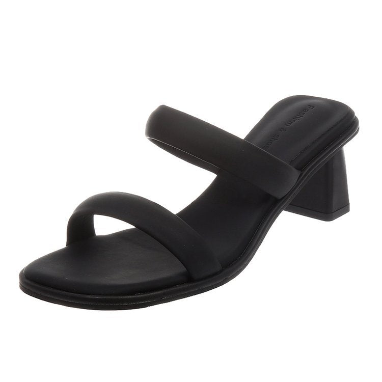 Damen Sandaletten mit Blockabsatz und verstellbaren Riemen R&B