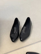 Damen spitz zulaufende Mokassins mit elegantem Schlupfdesign