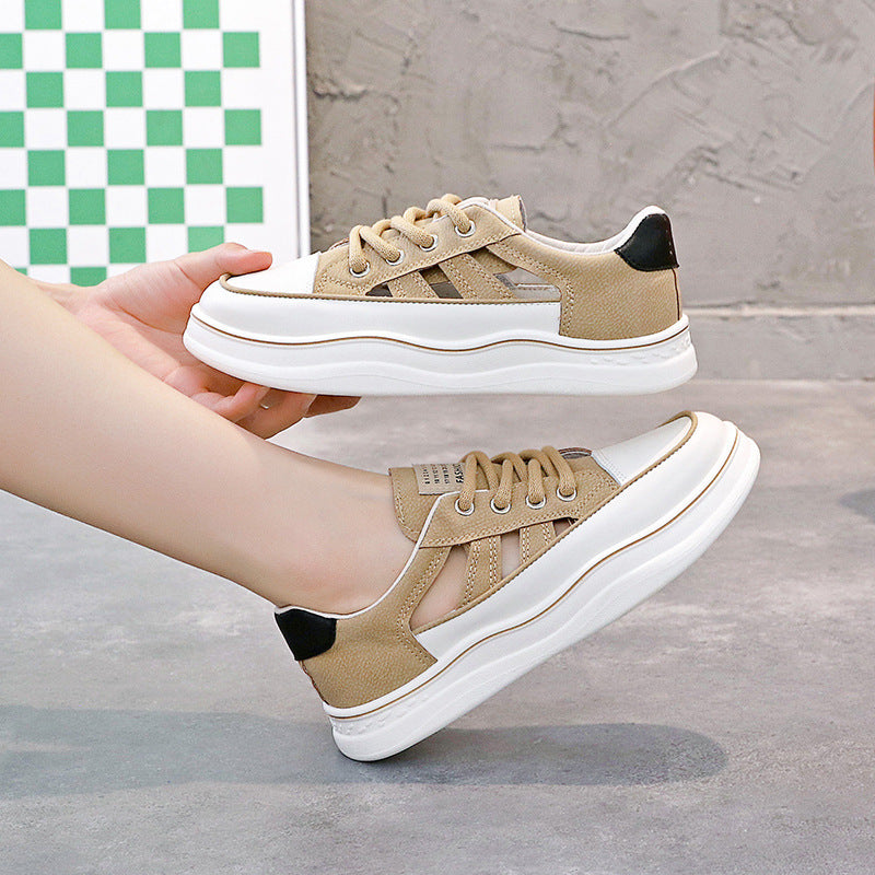 Damen Sneakers mit atmungsaktiven Einsätzen und rutschfester Sohle R&B