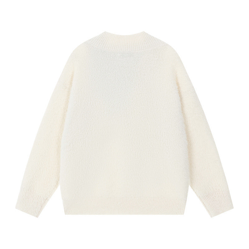 Damen Kuscheliger Pullover mit innovativem Schal-Detail R&B