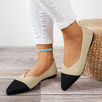 Damen spitze Ballerinas mit atmungsaktivem GewR&Be R&B