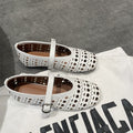 Damen Elegante und modische Clogs mit atmungsaktiver Lochmusterung R&B