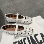 Damen Elegante und modische Clogs mit atmungsaktiver Lochmusterung R&B