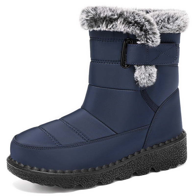 Damen Kuschelige Winterstiefel mit Futter und rutschfester Sohle R&B