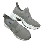 Damen Sportliche Slip-On Sneakers mit elastischem Haltand