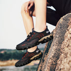 Damen Sportliche Mesh-Sneaker mit rutschfestem Profil R&B