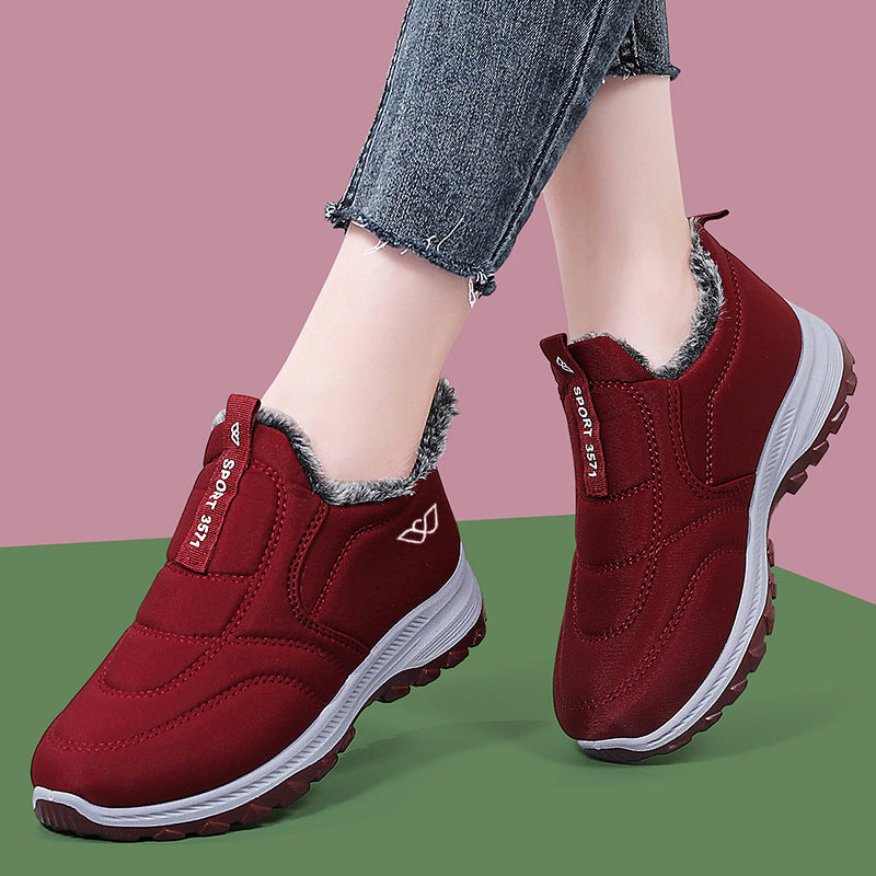Damen gefütterte Slip-On Freizeitschuhe R&B