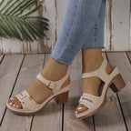 Damen Komfortable Sandalen mit verstellbaren Riemen R&B