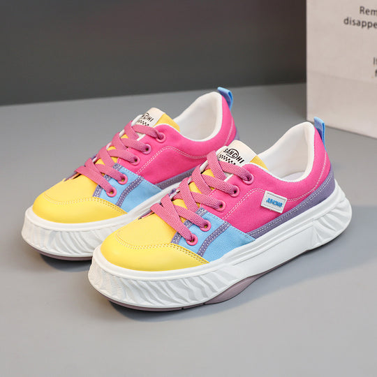 Damen modische Sneakers mit atmungsaktiver Oberflächenstruktur und komfortabler Sohle R&B