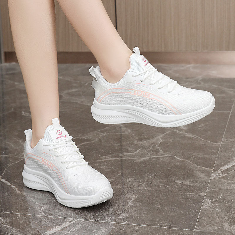 Damen Lauf-Sneaker mit atmungsaktivem Mesh-Obermaterial und dämpfender Sohle R&B