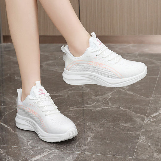 Damen Lauf-Sneaker mit atmungsaktivem Mesh-Obermaterial und dämpfender Sohle R&B