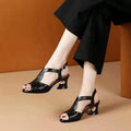 Damen Riemchensandalen mit elegantem Absatz R&B