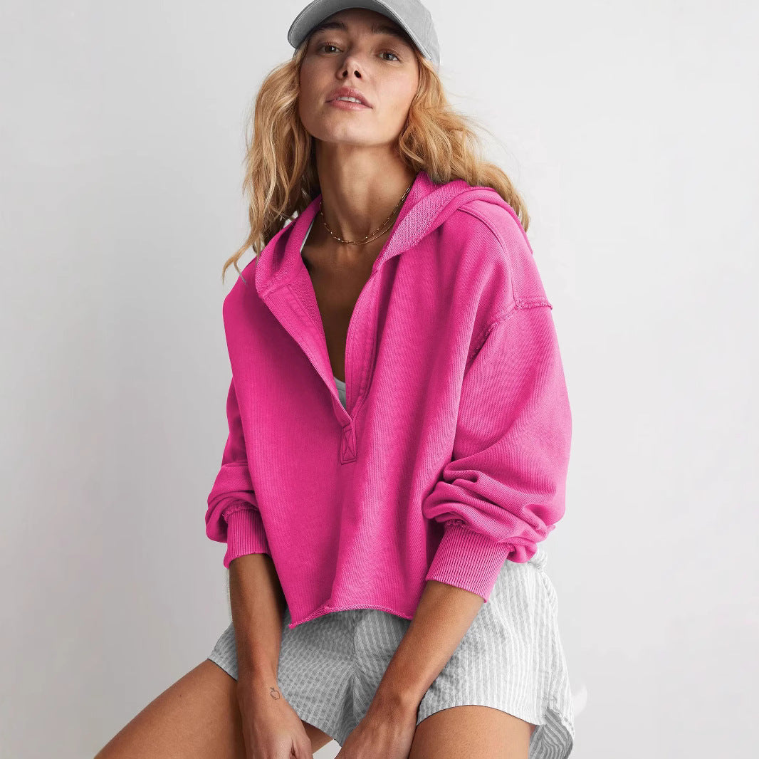 Damen Oversized Kapuzenpullover R&B