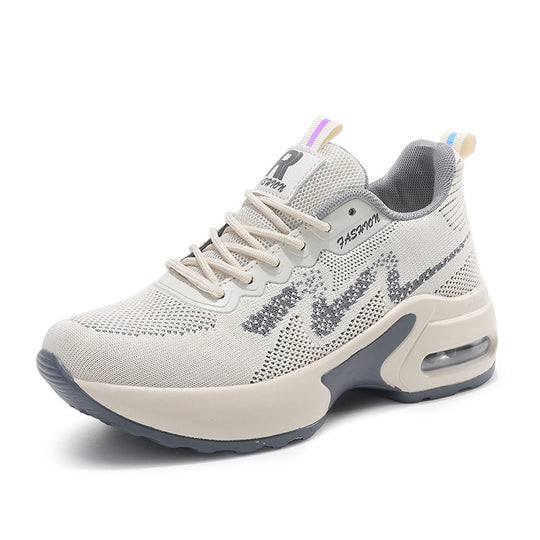 Damen Sportliche Sneakers mit atmungsaktivem Mesh und dämpfender Sohle R&B