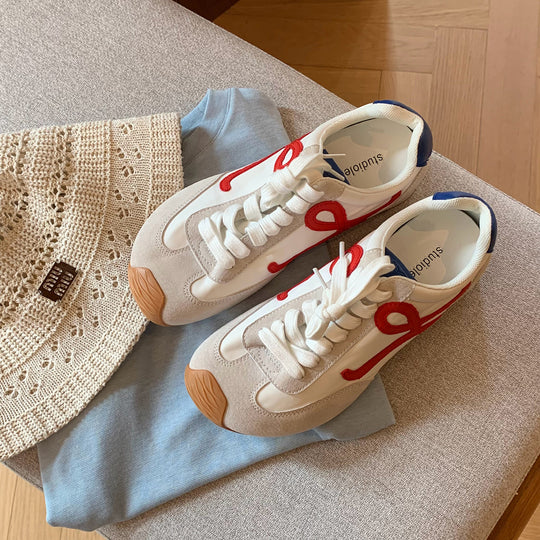 Damen sportliche Sneaker mit innovativem Dämpfungssystem und atmungsaktiver Obermaterialkombination R&B