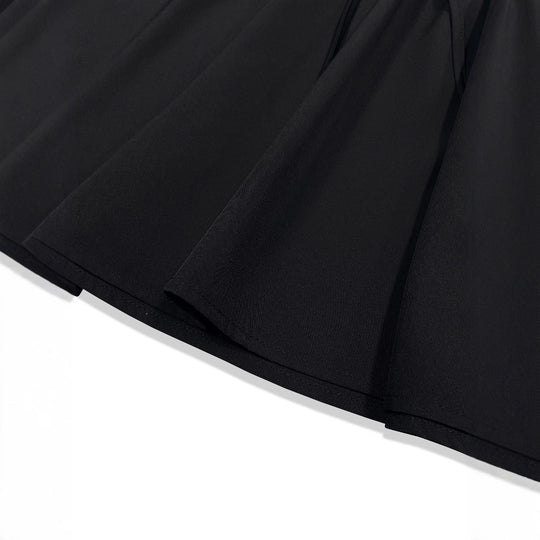 Damen Lässiger Rock mit elastischem Taillenbund und Kordelzug R&B