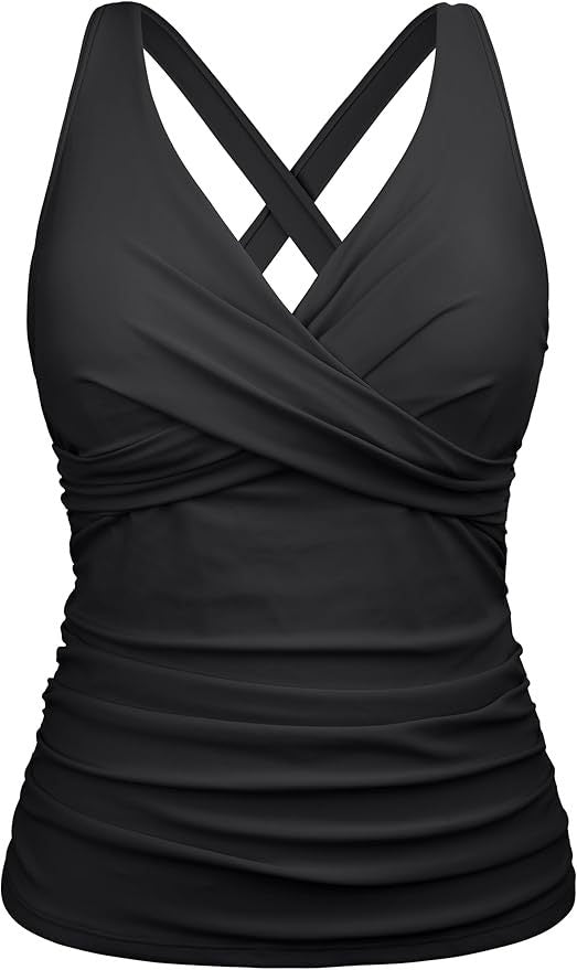 Damen Badeanzug mit Wickelschnitt und figurschmeichelndem Design R&B