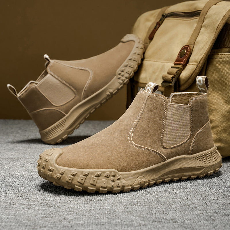 Damen Chelsea Boots mit rutschfester Profilsohle und flexiblem Schaft R&B
