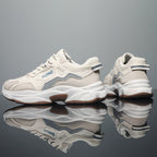 Damen Sportliche Sneakers mit atmungsaktiven Einsätzen und flexibler Sohle EB
