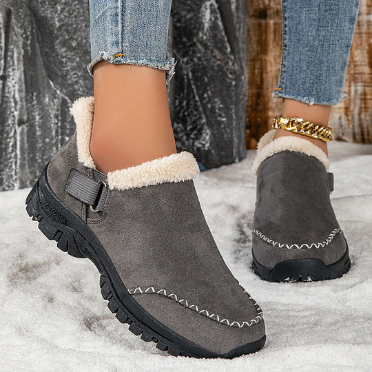 Damen Kuschelige Slipper mit rutschfester Sohle und warmem Innenfutter R&B